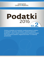 Podatki 2016 cz. 2