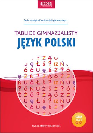 Język polski. Tablice gimnazjalisty
