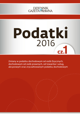 Podatki 2016 cz. 1