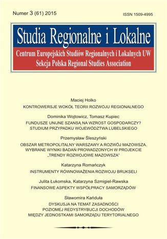 Studia Regionalne i Lokalne nr 3(61)/2015