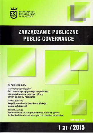 Zarządzanie Publiczne nr 1(31)/2015 - Łukasz Mamica: Determinants of competitiveness in the IT sector in the Kraków cluster as a part of creative industries