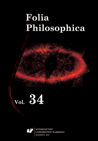 Folia Philosophica. Vol. 34. Special issue. Forms of Criticism in Philosophy and Science