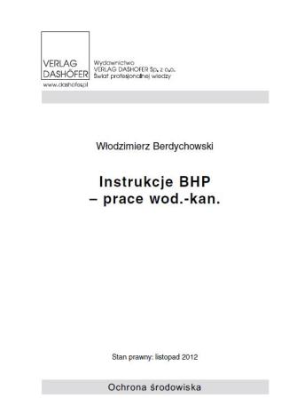 Instrukcje BHP- prace wod.- kan