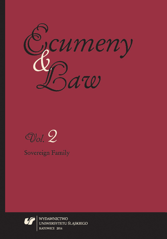 \"Ecumeny and Law\" 2014, Vol. 2: Sovereign Family