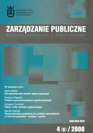 Zarządzanie Publiczne nr 4(6)/2008