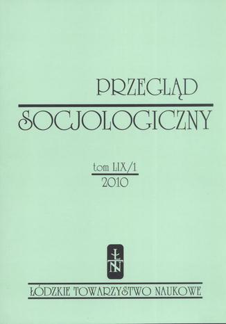 Przegląd Socjologiczny t. 59 z. 1/2010